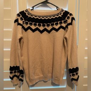 Anthropologie Sadie & Sage Fair Isle Sweater Size S